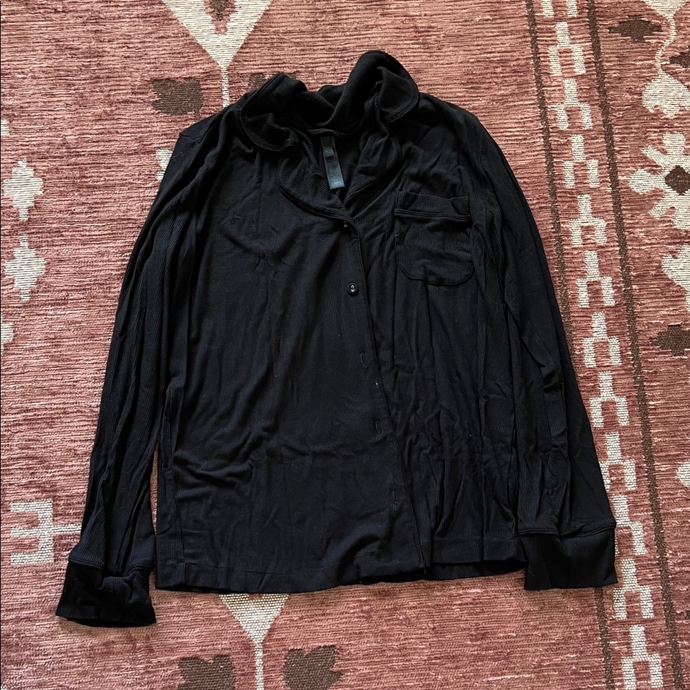 SKIMS Black Pajama Set (Small) - Picture 4 of 7